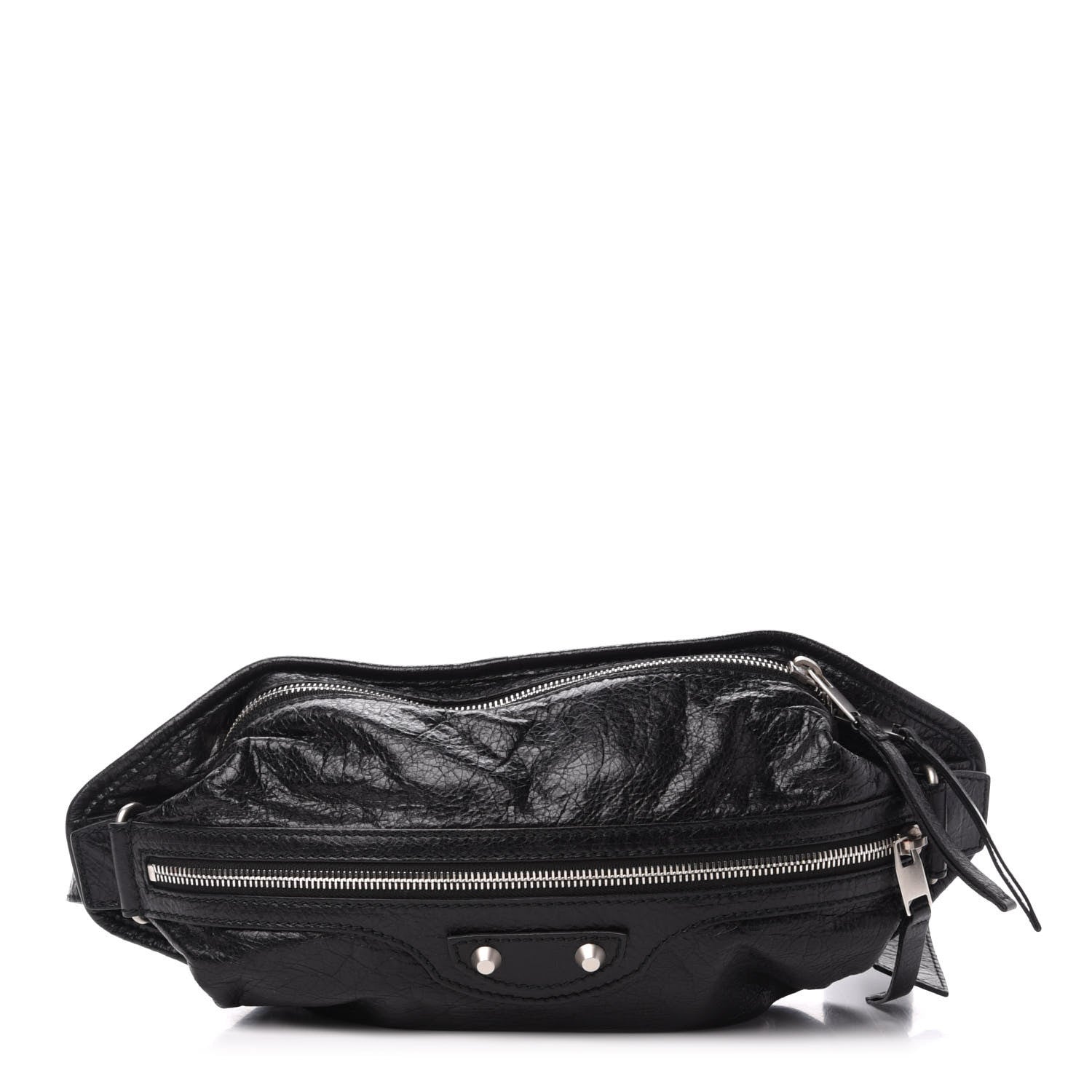 Balenciaga Lambskin Classic Hardware Neo Lift Hip Bag Black 1 of 10