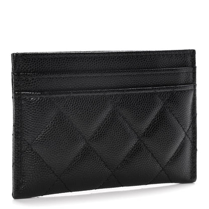 Chanel Caviar Quilted French New Wave Card Holder Black 3 of 14