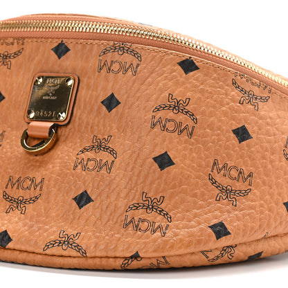 MCM Visetos Belt Bag Cognac 9 of 9
