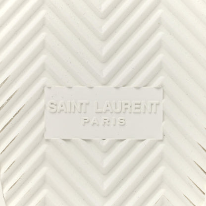 Saint Laurent Canvas Zebra Print Mens Venice Slip On Sneakers 39 Black White 6 of 8