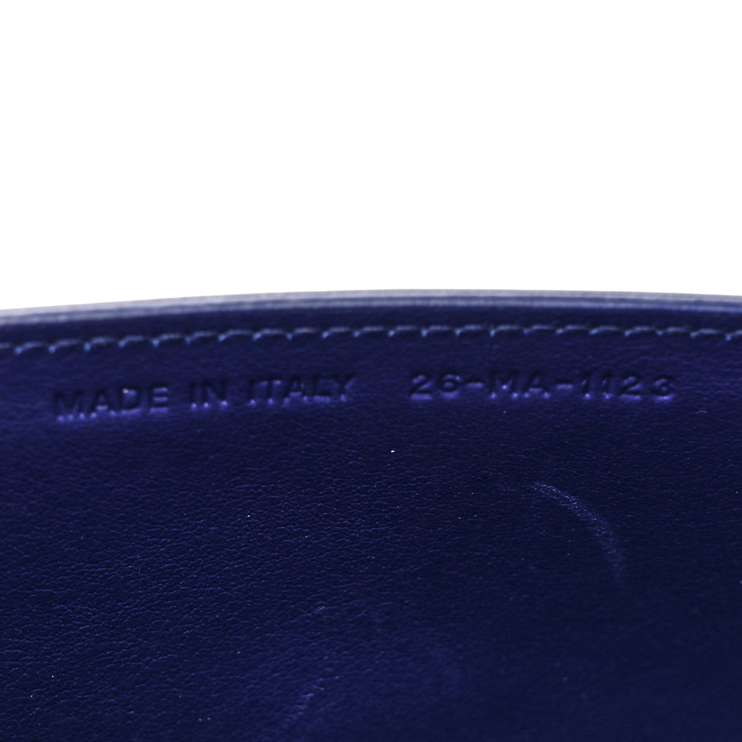 Calfskin Dioraddict Envelope Wristlet Bleu De Minuit