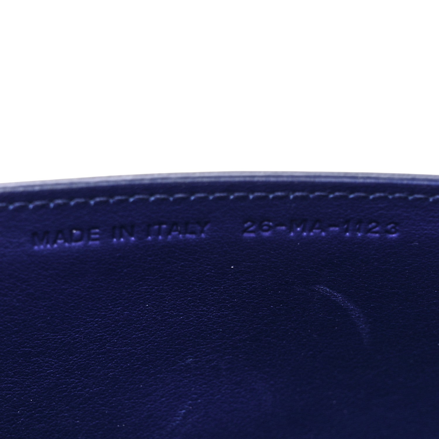 Christian Dior Calfskin Dioraddict Envelope Wristlet Bleu De Minuit 9 of 10