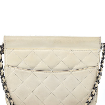 Chanel Lambskin Quilted Mini Crossing Times White 9 of 12