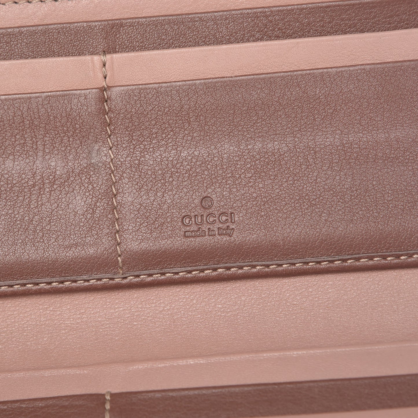 Calfskin Continental Flap Wallet Pink