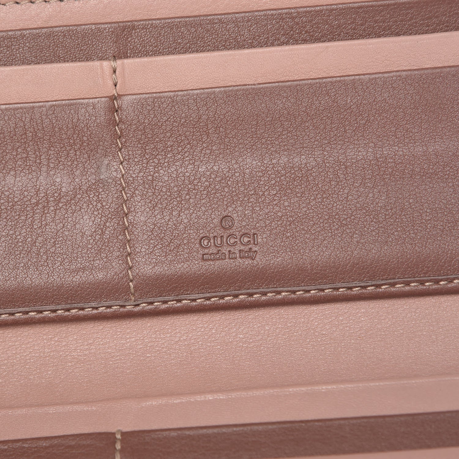 Gucci Calfskin Continental Flap Wallet Pink 6 of 18