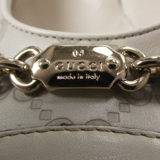 Gucci Guccissima Heels Ivory 37.5 9 of 9