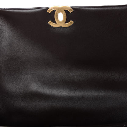 Chanel Lambskin Quilted Large Chanel 19 Flap Dark Brown 13 of 13