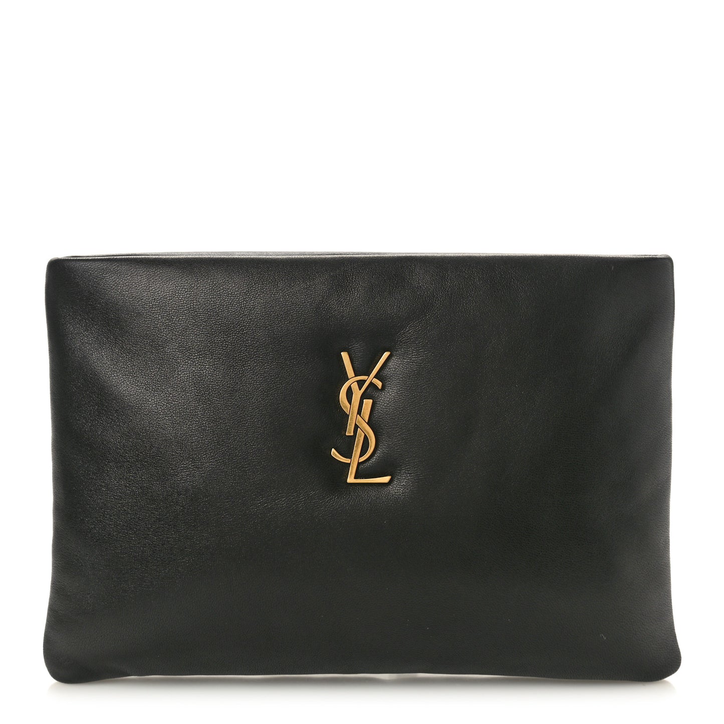 Lambskin Small Calypso Pouch Black