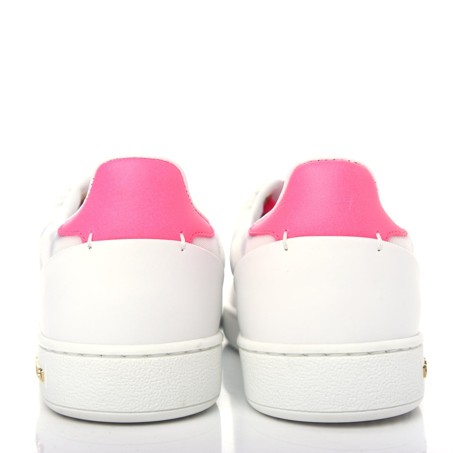 Technical Fabric Calfskin Frontrow Sneakers 35.5 Pink