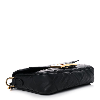 Fendi Nappa FF 1974 Embossed Mini Baguette Black 4 of 15