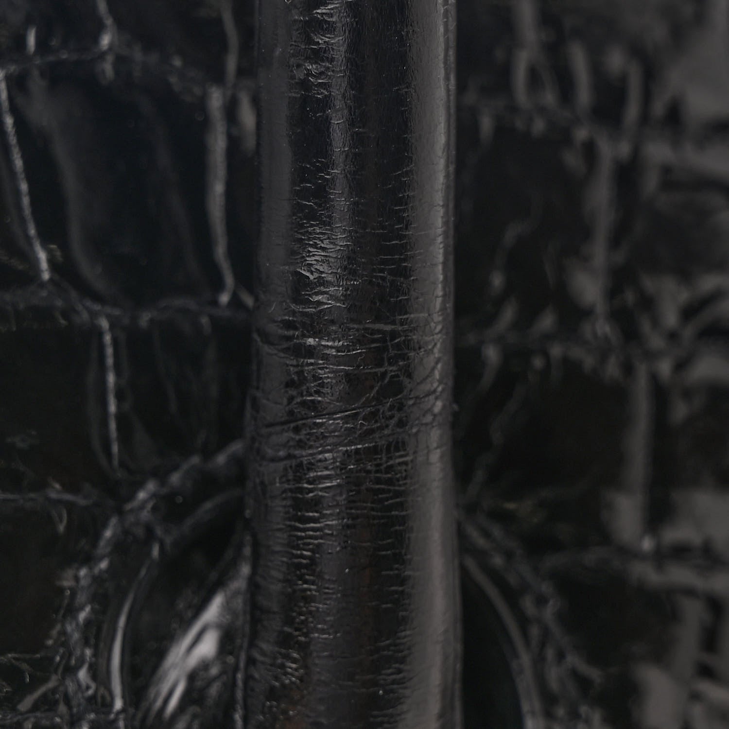 Hermes Shiny Porosus Crocodile Birkin 35 Black 14 of 17