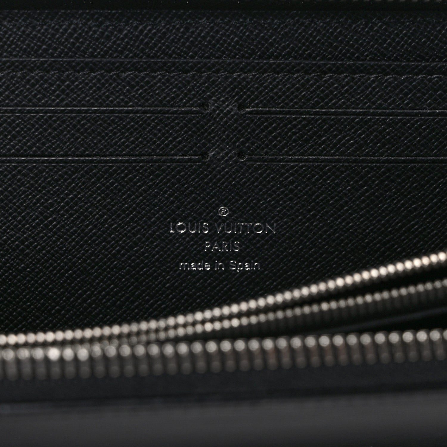 Louis Vuitton Epi Clemence Wallet Black 6 of 9