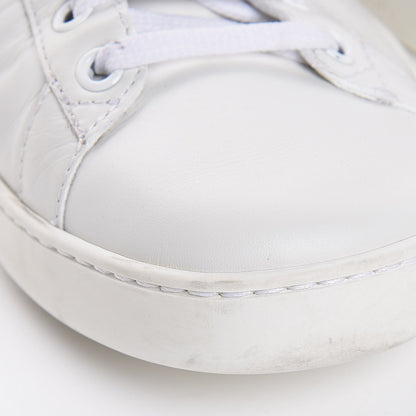 Gucci Calfskin Ayers Bee Embroidered Ace Sneakers 39 White Green 11 of 13