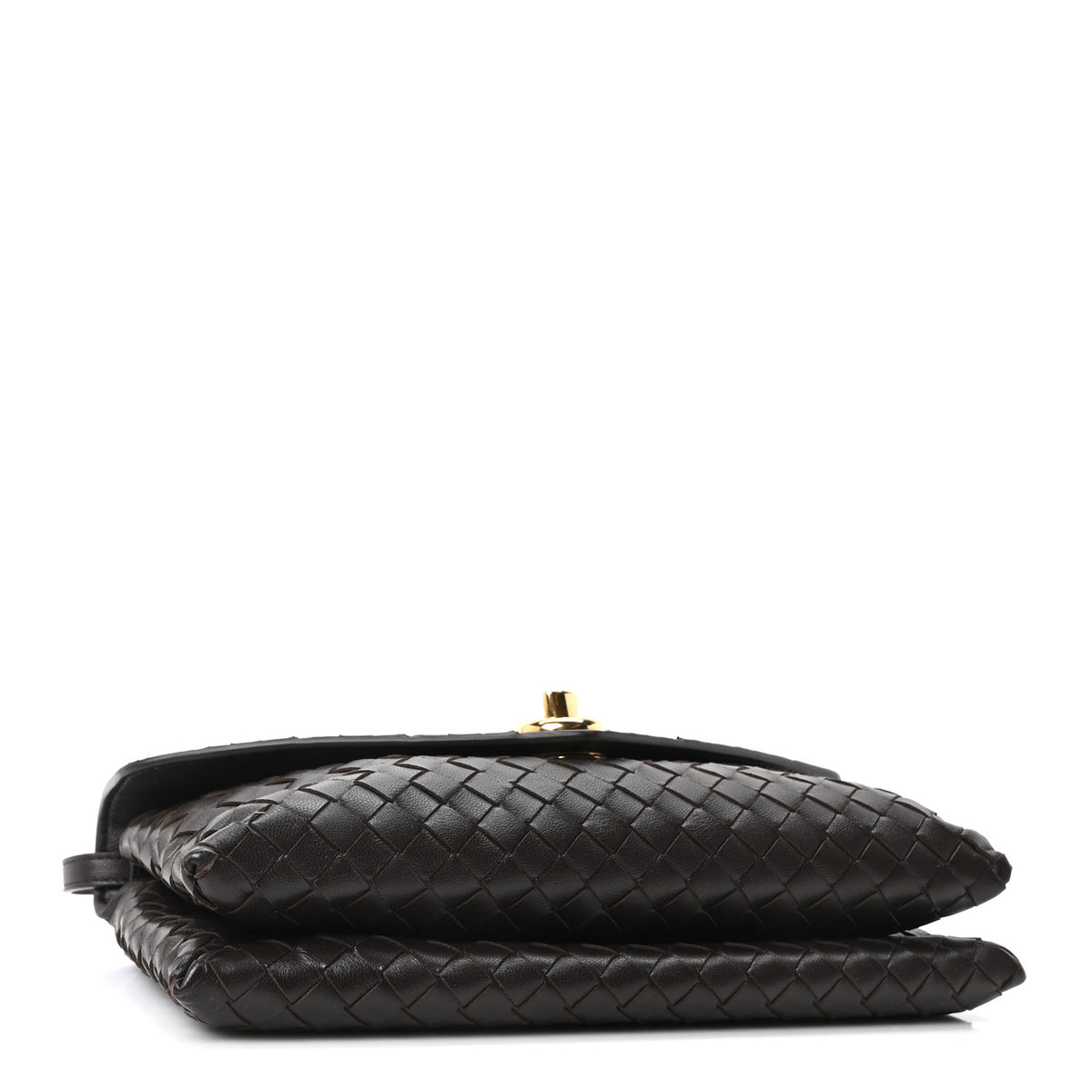 Nappa Intrecciato Knot Lock Top Handle Crossbody Bag Fondant