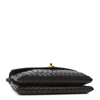Bottega Veneta Nappa Intrecciato Knot Lock Top Handle Crossbody Bag Fondant 4 of 10