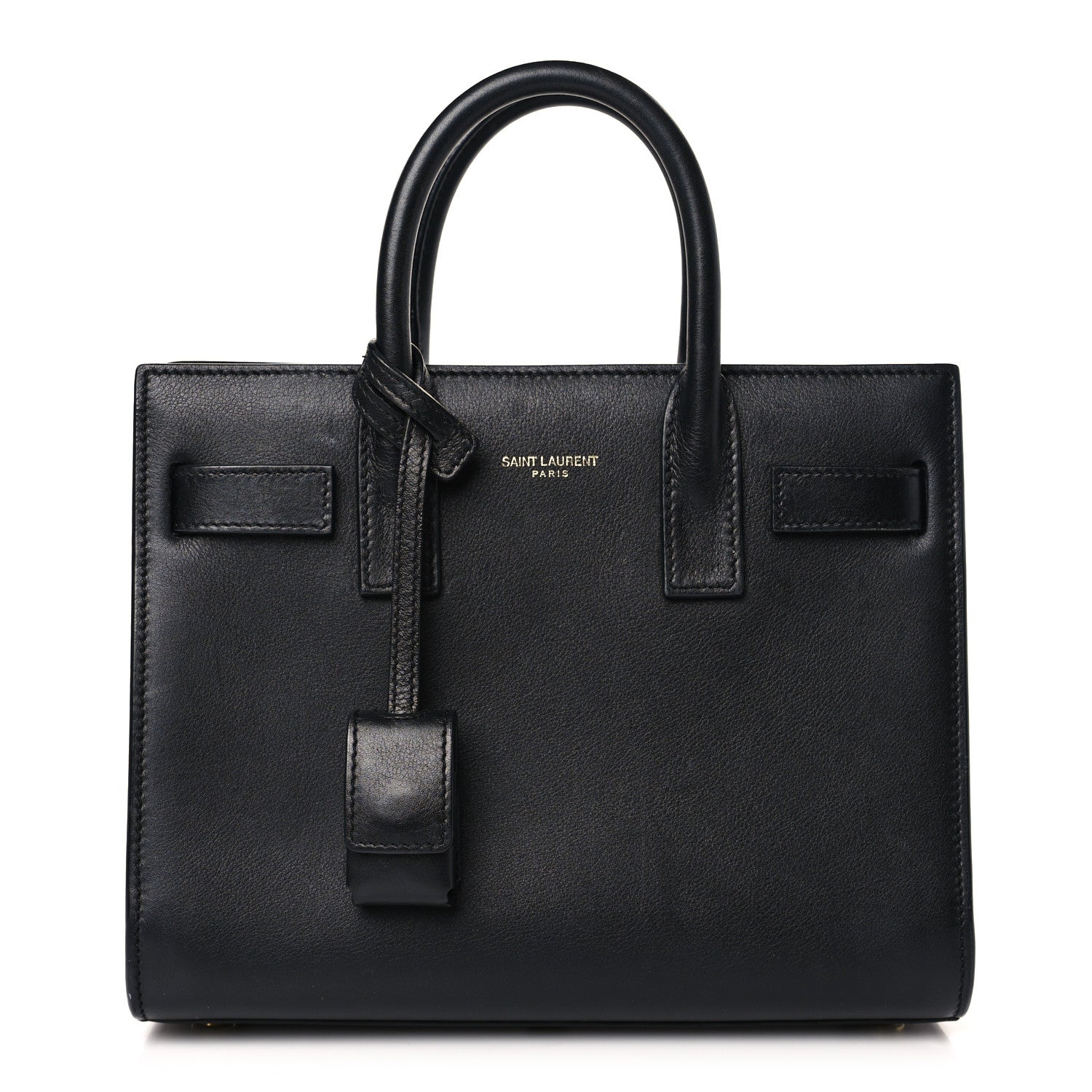 Saint Laurent Calfskin Nano Sac De Jour Black 1 of 9