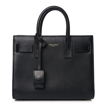 Saint Laurent Calfskin Nano Sac De Jour Black 1 of 9