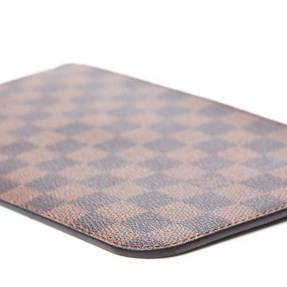 Louis Vuitton Damier Ebene Neverfull MM GM Pochette Rose Ballerine 6 of 8