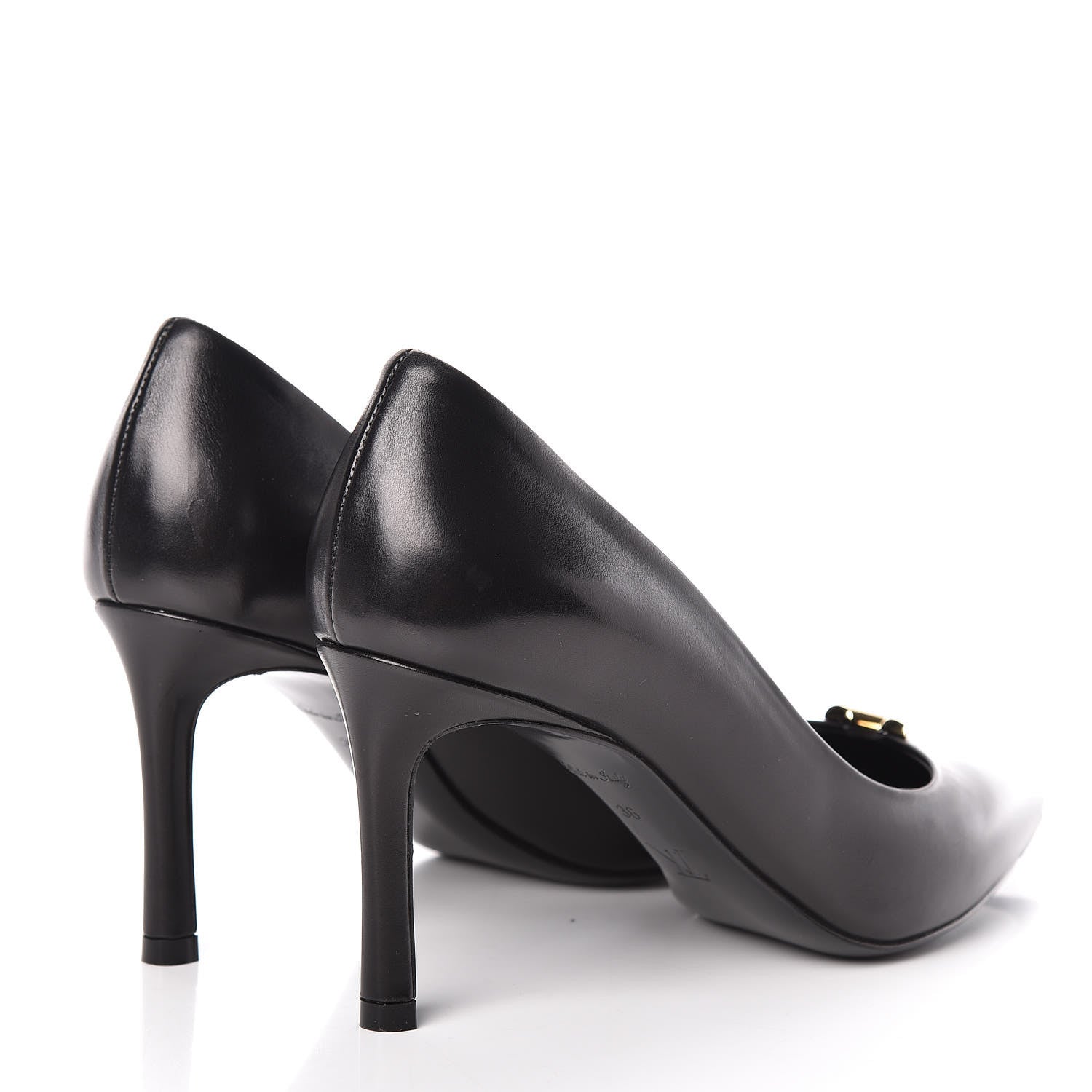 Louis Vuitton Calfskin Heartbreaker Pumps 36 Black 4 of 13