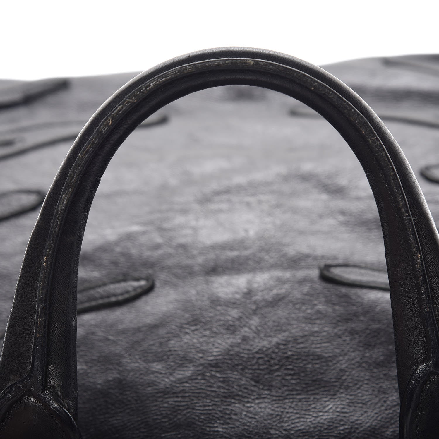 Prada Calfskin Zebra Striped Tote Bag Black 15 of 15