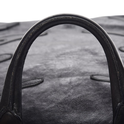 Prada Calfskin Zebra Striped Tote Bag Black 15 of 15