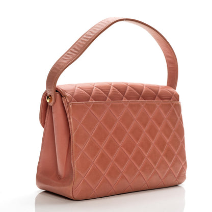 Chanel Lambskin Quilted Envelope Single Flap Pink 3 of 13