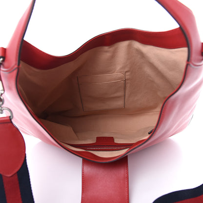 Gucci Calfskin Web Large Dionysus Hobo Red 5 of 12