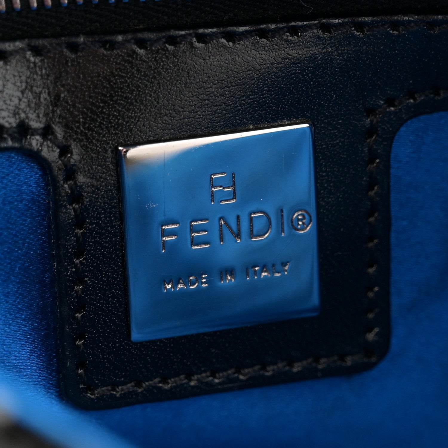 Fendi Beaded Baguette Black 6 of 10