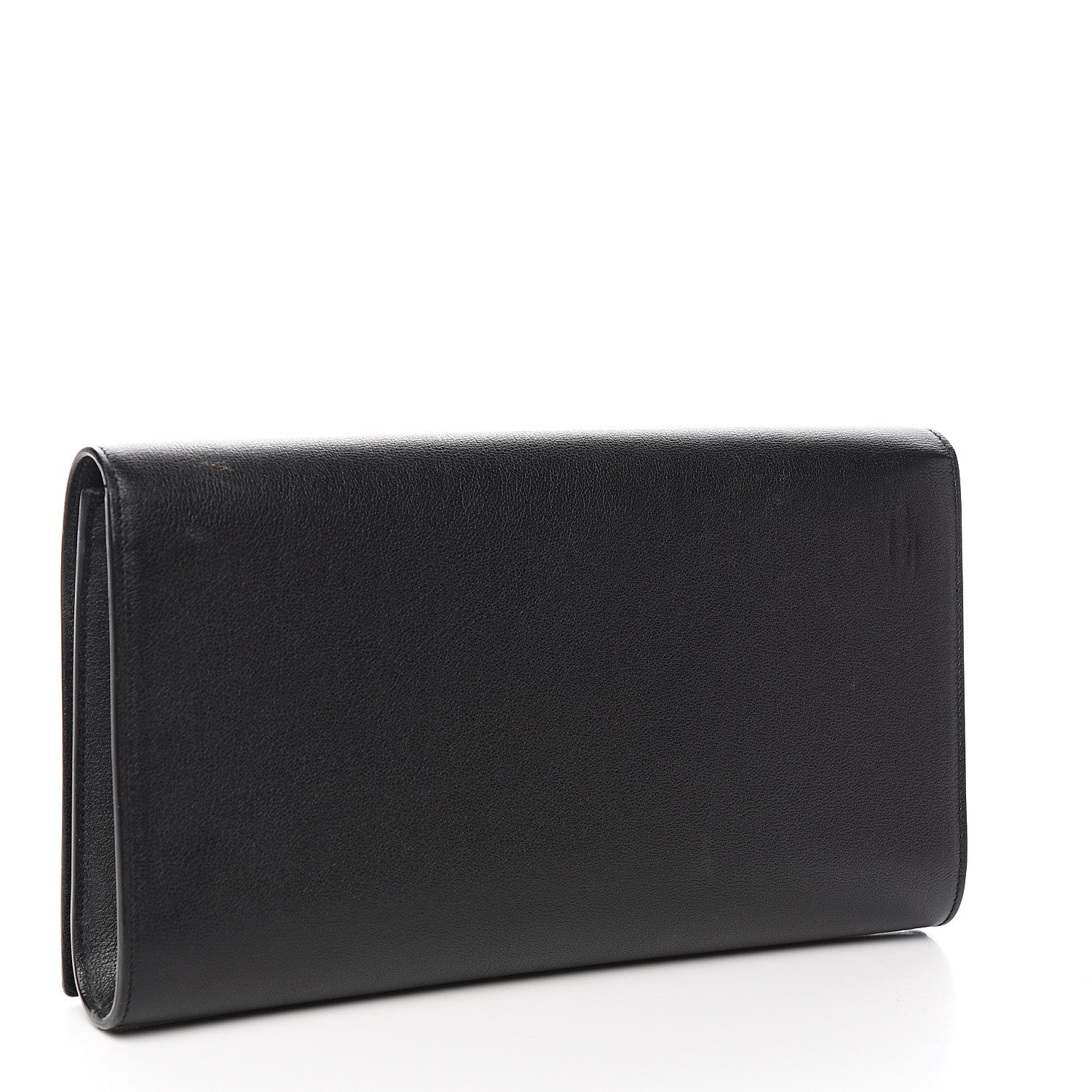 Saint Laurent Calfskin Monogram Large Belle De Jour Clutch Black 2 of 9