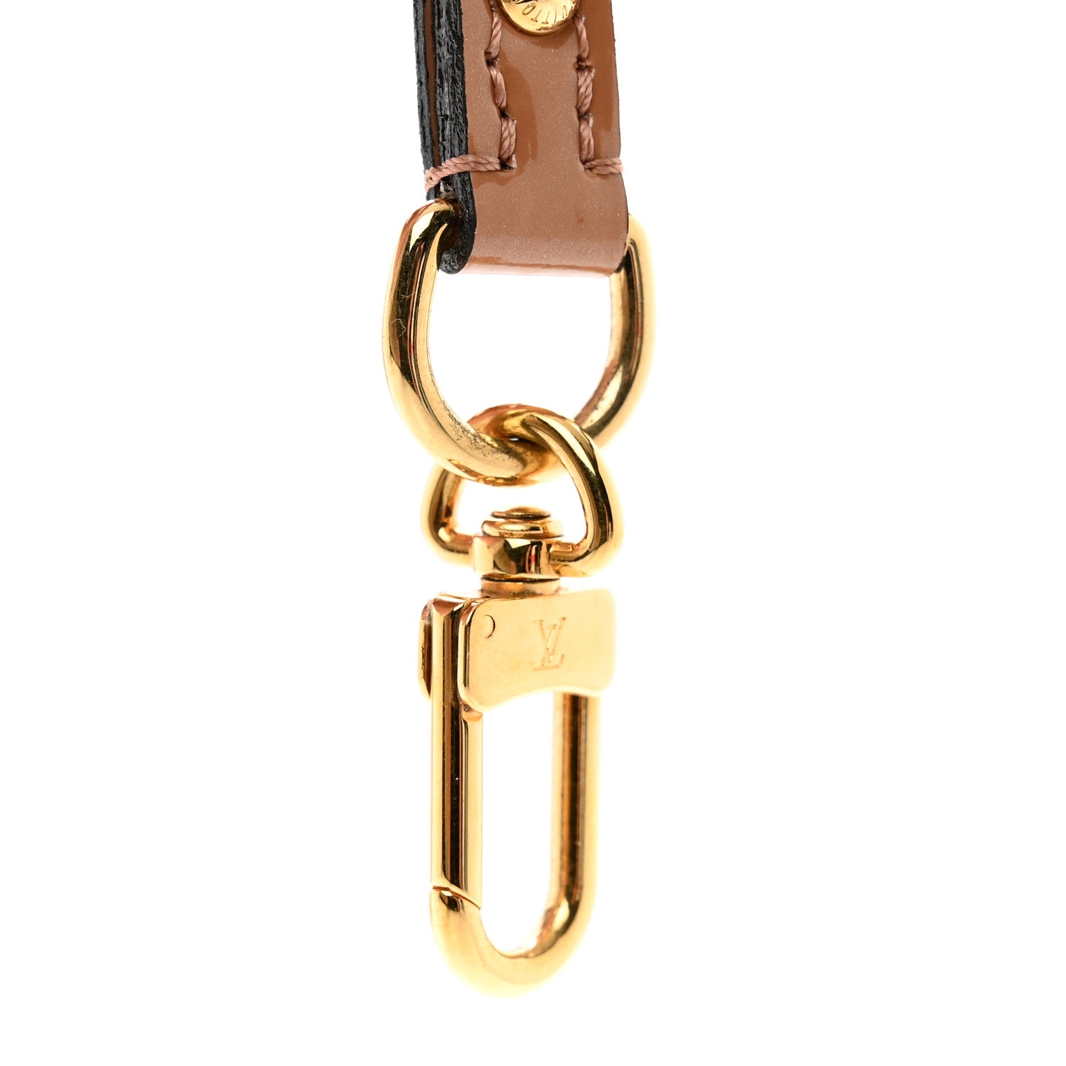 Louis Vuitton Patent 12mm Shoulder Strap Rose Velours 3 of 3