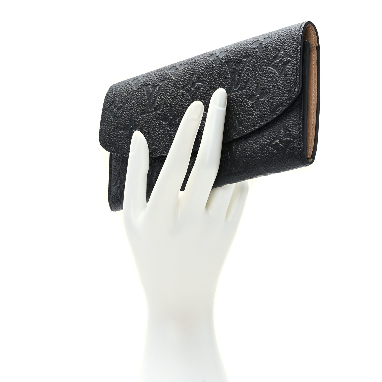Louis Vuitton Empreinte Emilie Wallet Black Dune 2 of 6