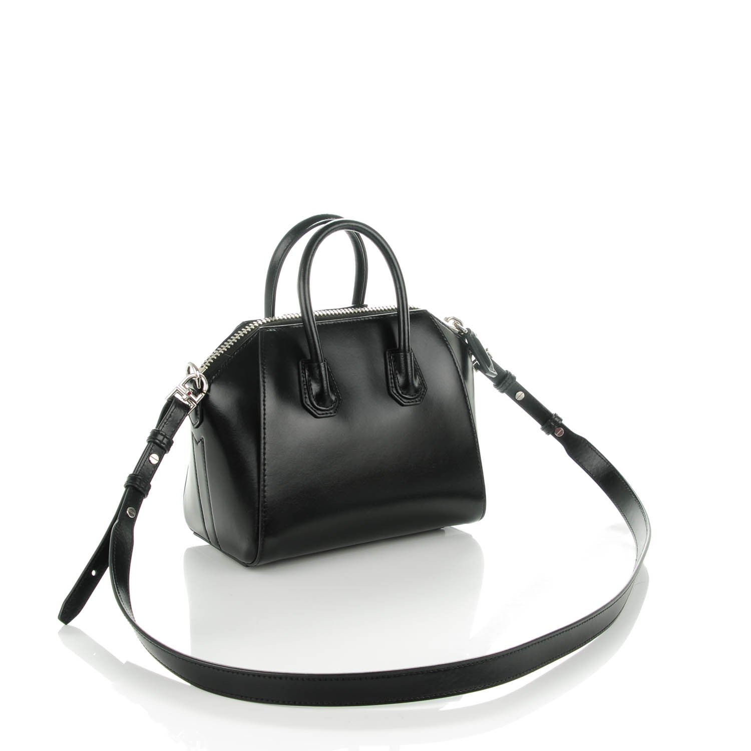 Givenchy Shiny Lord Calfskin Mini Antigona Black 3 of 7