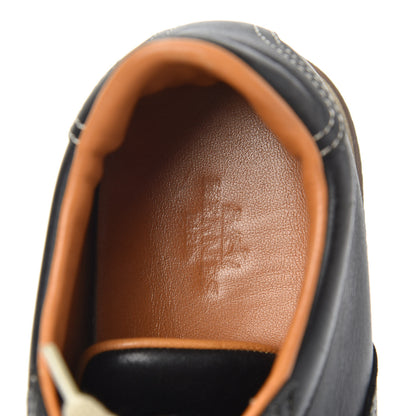 Hermes Calfskin Womens Quick Sneakers 37 Black 5 of 7