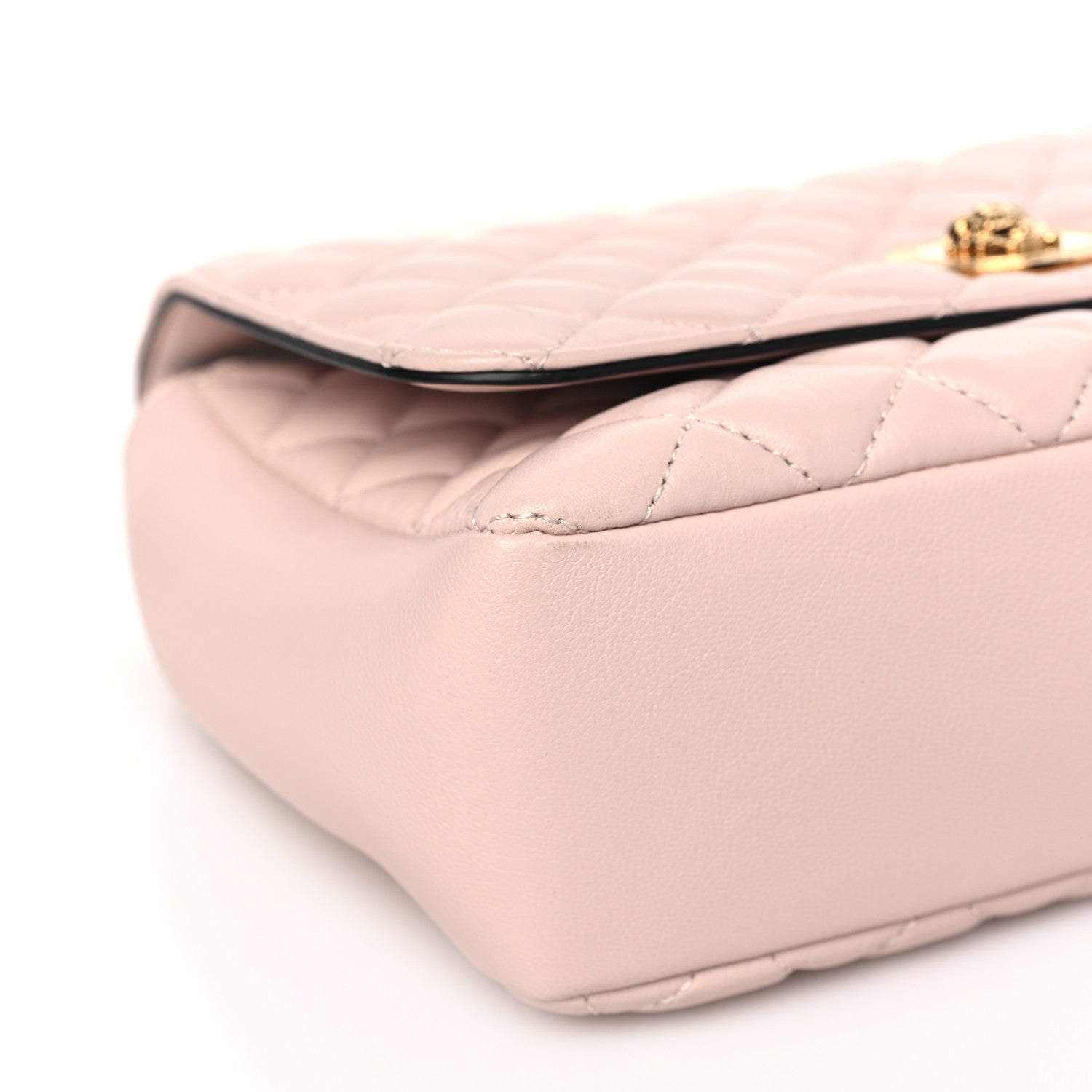Versace Nappa Quilted Medusa Chain Crossbody Light Pink 7 of 9