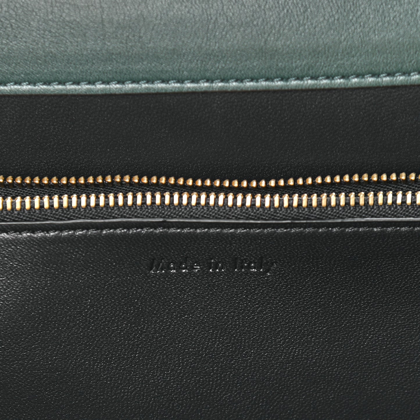 Smooth Calfskin Medium Clasp Shoulder Bag Forest