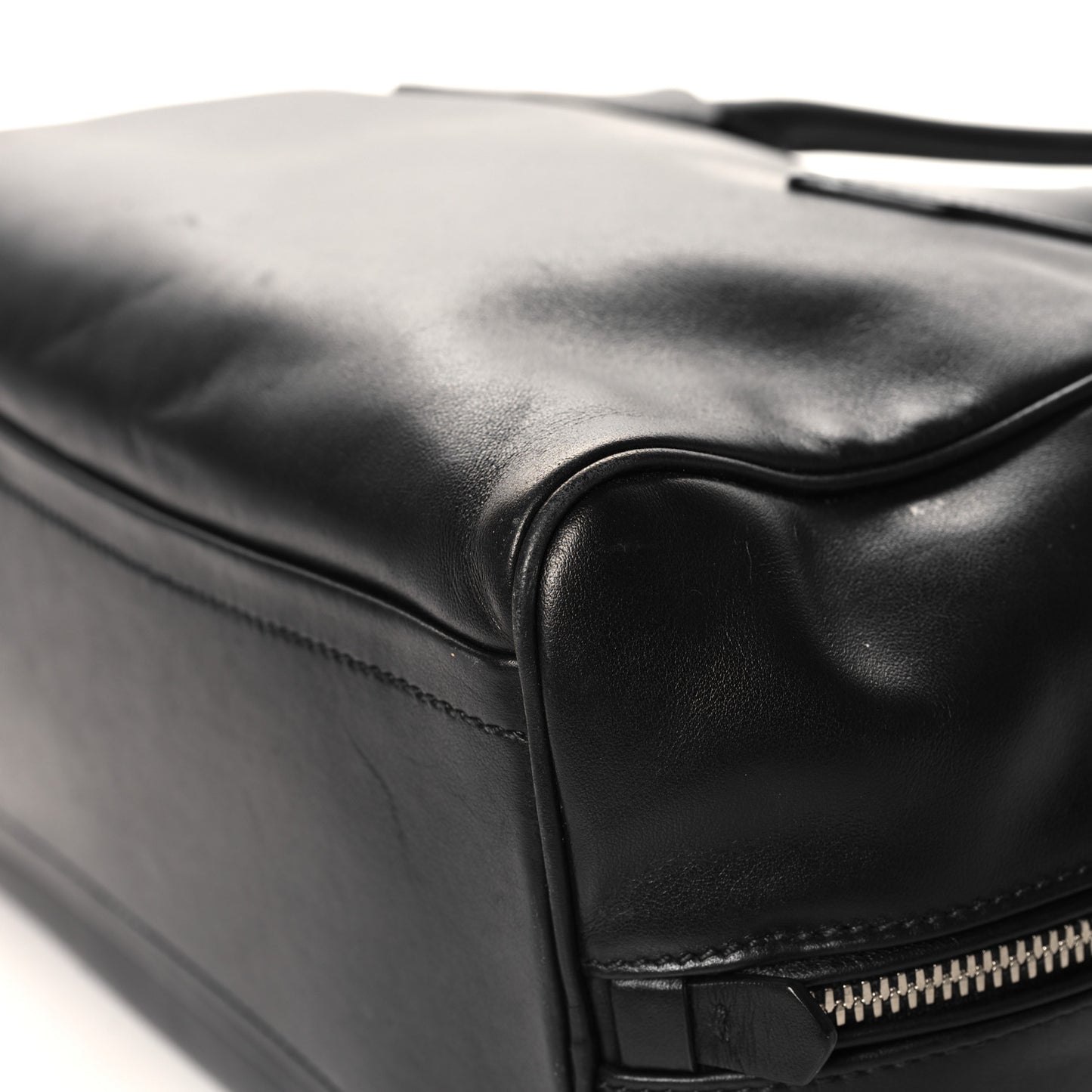 Soft Calf Medium Inside Tote Black Turchese