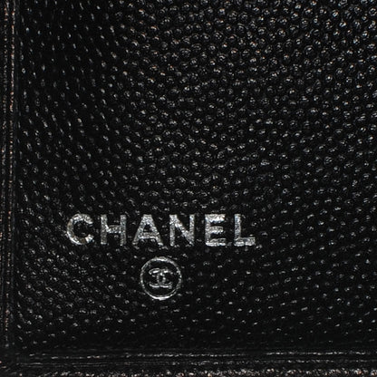 Chanel Caviar Yen CC Wallet Black 6 of 9