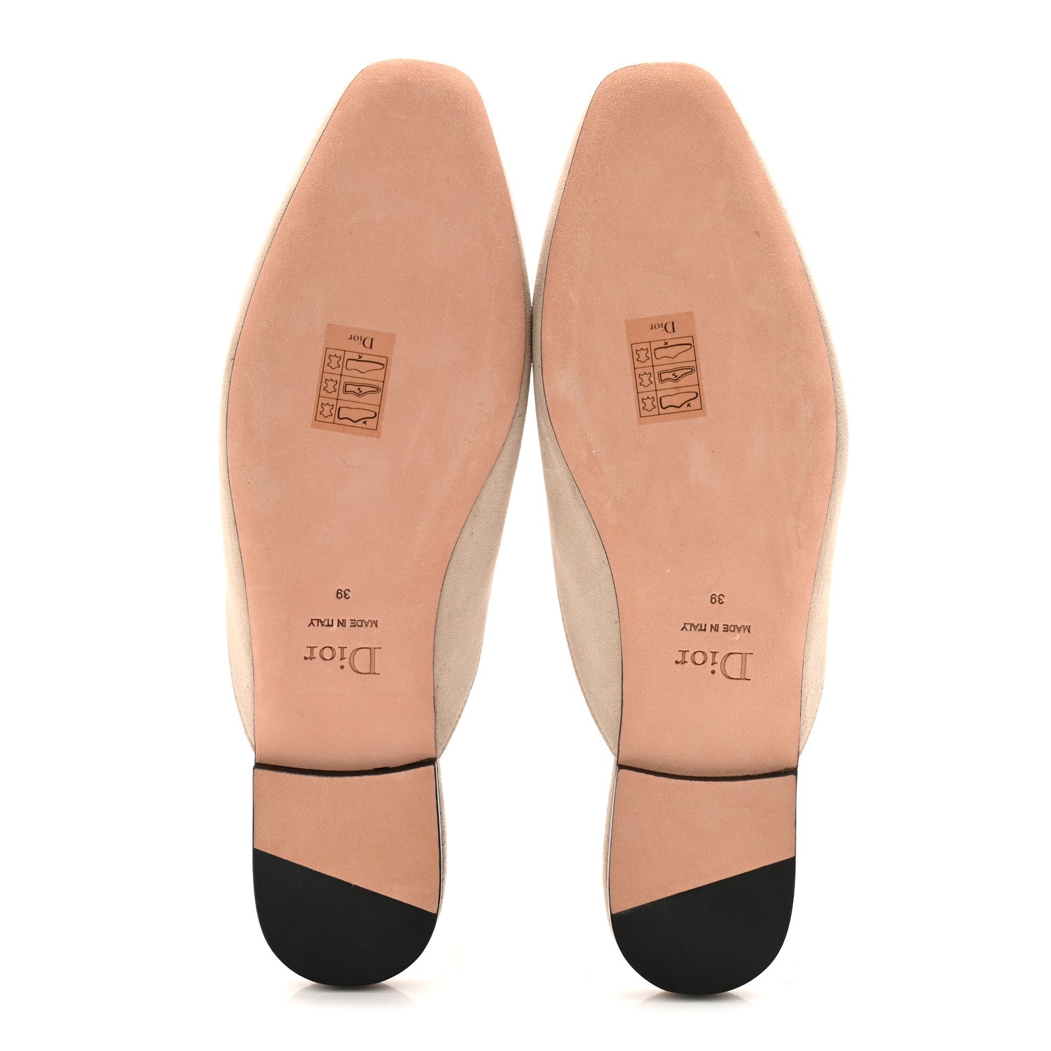 Christian Dior Suede Goatskin Baby Bow Mule 39 Rope Beige 6 of 10