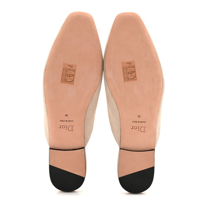 Christian Dior Suede Goatskin Baby Bow Mule 39 Rope Beige 6 of 10