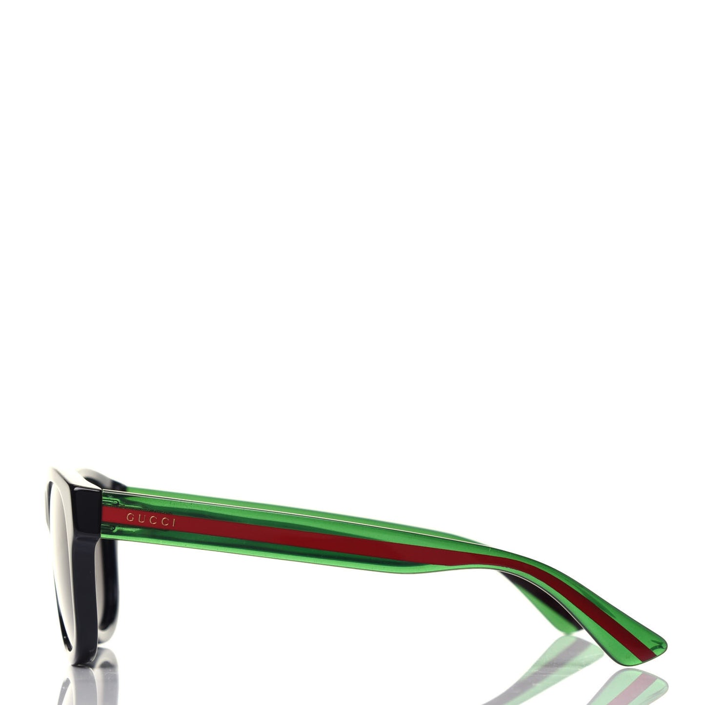 Acetate Web Sunglasses GG 0003S Black Green