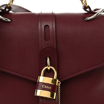 Chloe Grained Calfskin Medium Aby Day Shoulder Bag Red 8 of 12