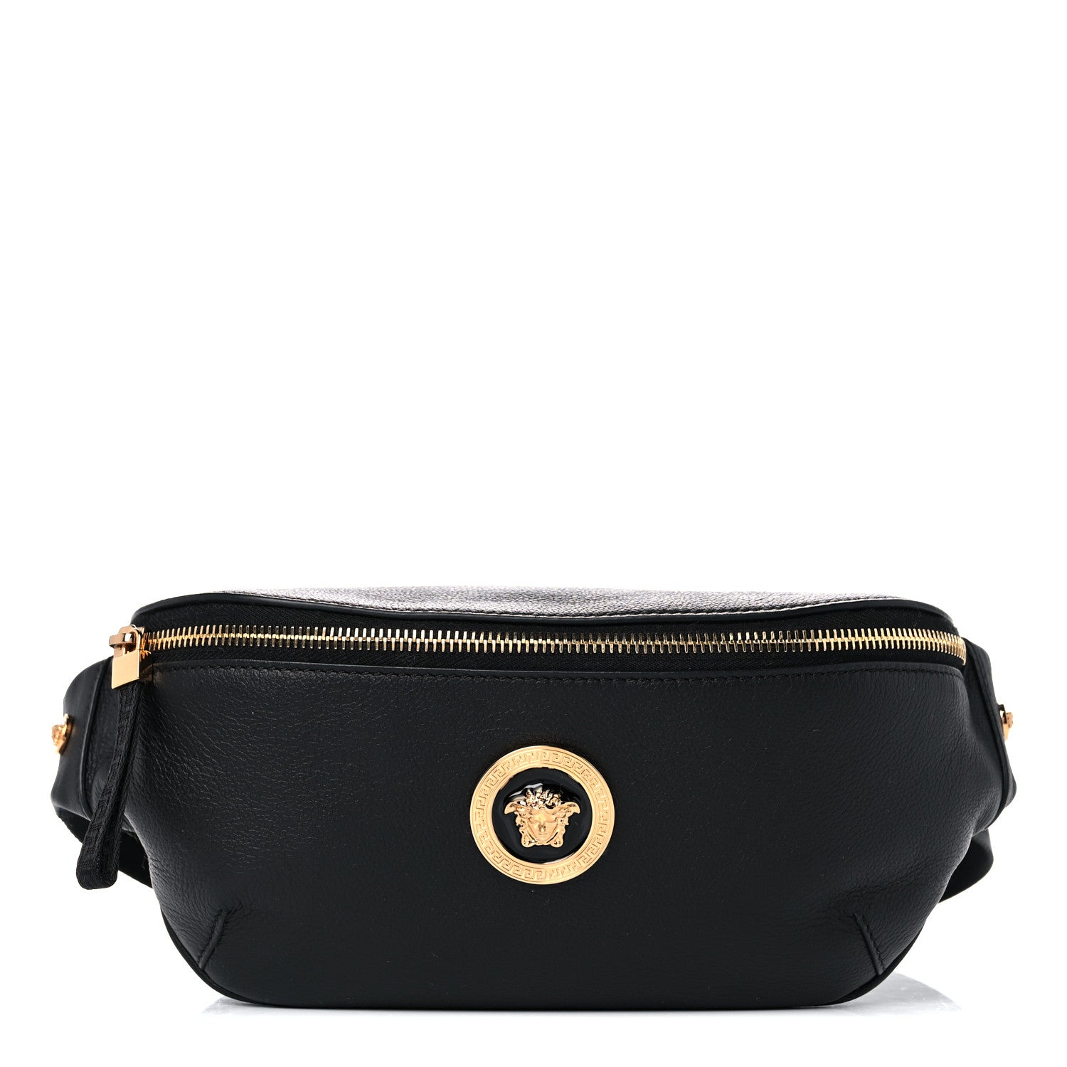 Versace Grained Calfskin Vanitas Medea Belt Bag Black 1 of 9