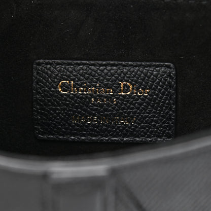 Christian Dior Grained Calfskin Mini Saddle Bag Black 6 of 8