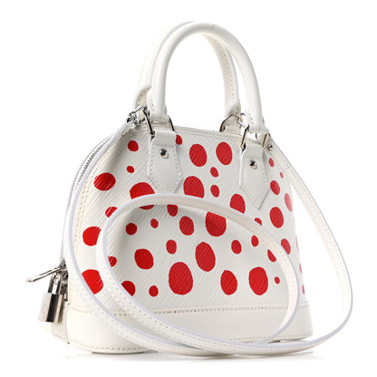Louis Vuitton LV X YK Epi Alma BB White 3 of 9