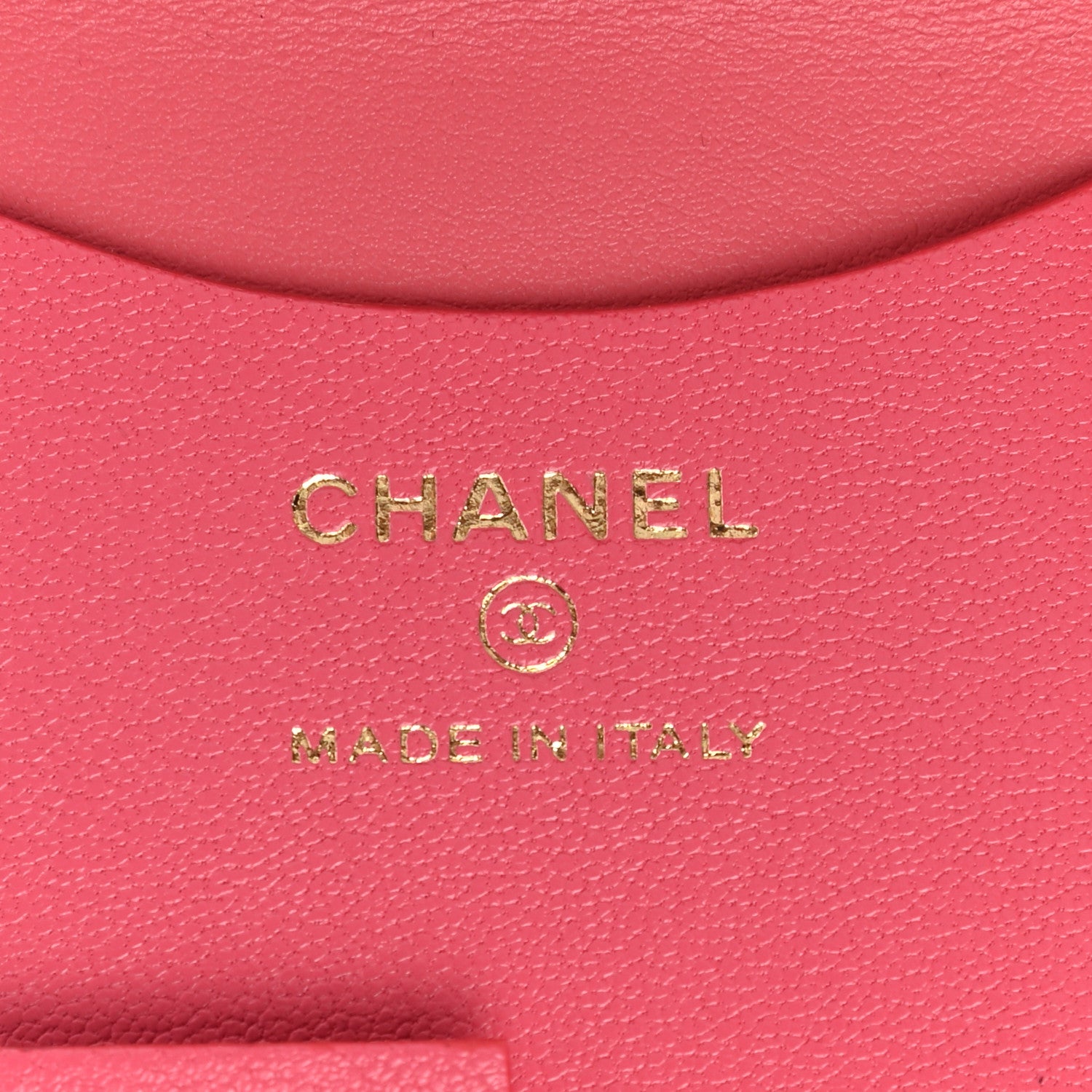 Chanel Lambskin Quilted Chanel 19 Luggage Tag Pink 6 of 8
