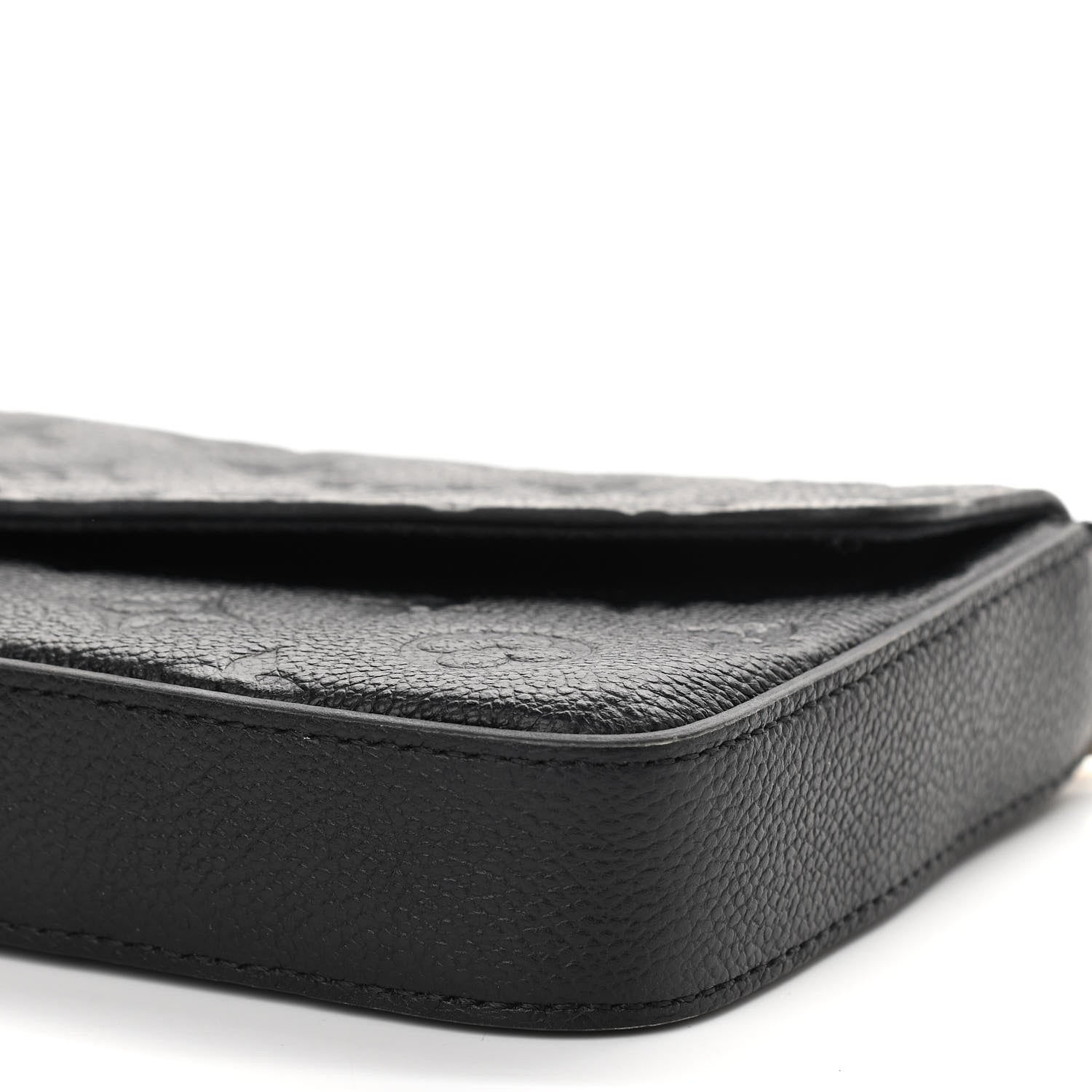 Louis Vuitton Empreinte Pochette Felicie Chain Wallet Black 10 of 12