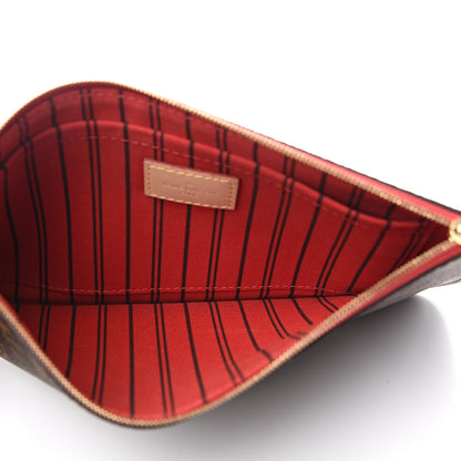 Louis Vuitton Monogram Neverfull MM GM Pochette Cherry 4 of 6