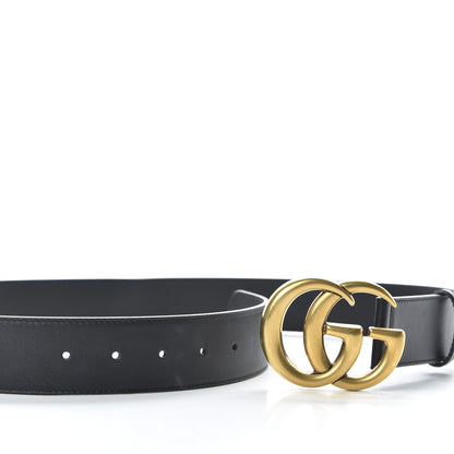 Gucci Calfskin Double G 40mm Belt 90 36 Black 4 of 5