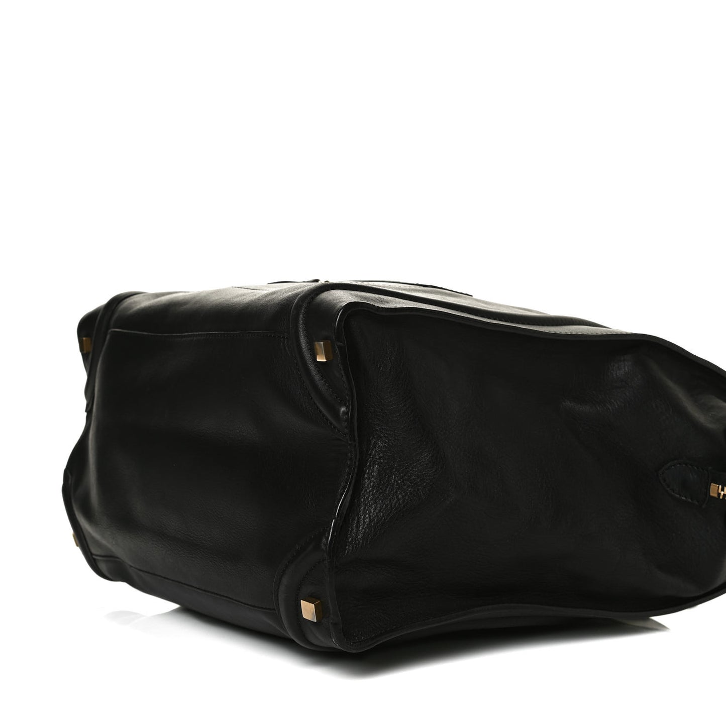 Smooth Calfskin Medium Phantom Luggage Black