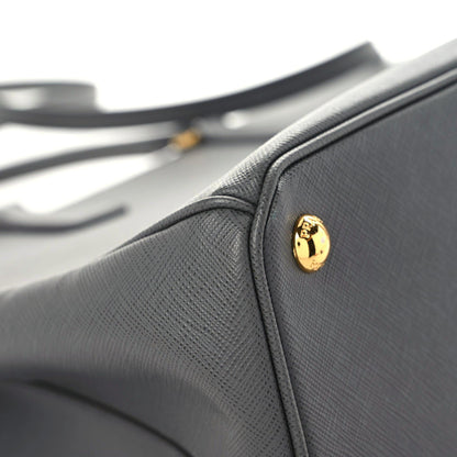 Prada Saffiano Lux Large Galleria Double Zip Tote Mercurio 7 of 13